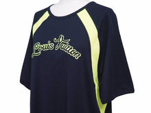 Load image into Gallery viewer, LOUIS VUITTON ルイヴィトン 13SS Tシャツ RM131 H3JR51JRZ 半袖 Neon Script ネオンスクリプト ネイビー サイズL 美品 28682