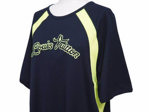 LOUIS VUITTON ルイヴィトン 13SS Tシャツ RM131 H3JR51JRZ 半袖 Neon Script ネオンスクリプト ネイビー サイズL 美品 28682