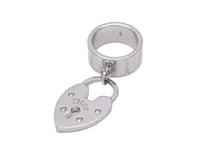 Load image into Gallery viewer, Christian Dior クリスチャンディオール ヴィンテージ リング 指輪 カデナ ハート シルバー レディース 13.5号 中古 28692