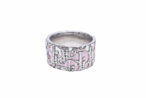 Dior ディオール リング・指輪 トロッター ピンク シルバー ピンク 中古 N28694 正規品