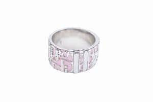 Dior ディオール リング・指輪 トロッター ピンク シルバー ピンク 中古 N28694 正規品