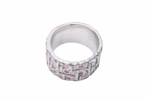 Dior ディオール リング・指輪 トロッター ピンク シルバー ピンク 中古 N28694 正規品