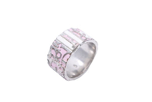 Christian Dior クリスチャンディオール リング 指輪 シルバー トロッター ピンク シルバー レディース 9号 サイズ5 中古 N28695