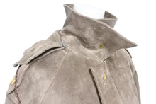 Load image into Gallery viewer, GUCCI グッチ ムートンコート スエード メンズ ヴィンテージ ベージュ サイズ 48 ファー レザー 中古 28960