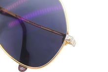 Load image into Gallery viewer, CARTIER カルティエ ヴィンテージ サングラス ティアドロップ ブラックレンズ ゴールド金具 美品 中古 28987