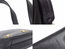 画像をギャラリービューアに読み込む, CHANEL シャネル キャビアスキン トリプルココ トート ハンドバッグ 美品 29134
