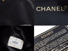 画像をギャラリービューアに読み込む, CHANEL シャネル キャビアスキン トリプルココ トート ハンドバッグ 美品 29134