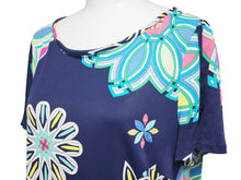 Load image into Gallery viewer, EMILIO PUCCI エミリオプッチ サイズ 38 USA8 ノースリーブ トップス 総柄 レーヨン 混 レディース ネイビー 中古 29402 正規品