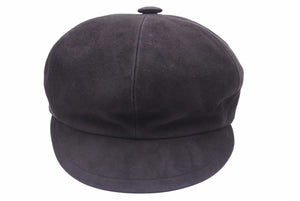 Christian Dior クリスチャンディオール キャスケット スエード レザー ブラック ゴートスキン サイズ57 レディース 中古 29446