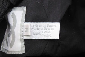 CHANEL シャネル 超レア スポーツライン キャップ CAP 帽子 ブラック コットン M サイズ調節可能 美品 中古 29528