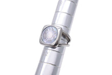 Load image into Gallery viewer, HERMES エルメス コロゾ リング 指輪 シェル ヴィンテージ シルバー 52 11号 希少 美品 中古 29586
