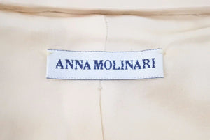 ANNA MOLINARI アンナモリナーリ チェーンショルダーバング 花柄ンズ ゴールド金具 中古 29839 