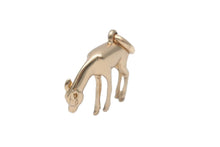 Load image into Gallery viewer, CHANEL シャネル ネックレストップ チャーム キーチャーム 鹿 トップ ヴィンテージ アクセサリー 美品 中古 29848