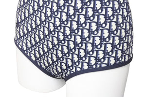 新品未使用 Christian Dior クリスチャンディオール オブリーク スイムウェア 1BS01A2842 ポリアミド エラスタン ネイビー XS 29866