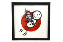 Load image into Gallery viewer, 新品同様 THE LONDON POLICE ロンドンポリス シルクスクリーンペーパー 50枚限定 サイン付き 絵画 ポスター 中古 30050