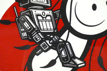 Load image into Gallery viewer, 新品同様 THE LONDON POLICE ロンドンポリス シルクスクリーンペーパー 50枚限定 サイン付き 絵画 ポスター 中古 30050