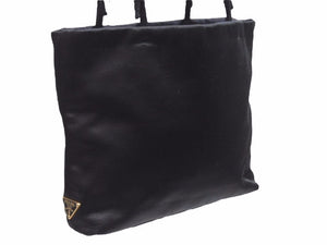 PRADA プラダ ハンドバッグ ナイロン サテン BN0191 ブラック 黒 レディース 2003年 中古 30055