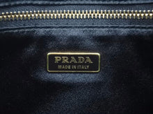 画像をギャラリービューアに読み込む, PRADA プラダ ハンドバッグ ナイロン サテン BN0191 ブラック 黒 レディース 2003年 中古 30055