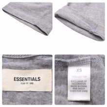 Load image into Gallery viewer, ESSENTIALS エッセンシャルズ 長袖Ｔシャツ ロンT カットソー グレー ロゴ サイズXS メンズ 中古 30294