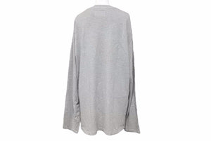 ESSENTIALS エッセンシャルズ 長袖Ｔシャツ ロンT カットソー グレー ロゴ サイズXS メンズ 中古 30294