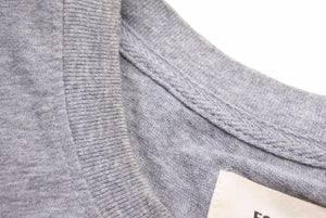ESSENTIALS エッセンシャルズ 長袖Ｔシャツ ロンT カットソー グレー ロゴ サイズXS メンズ 中古 30294