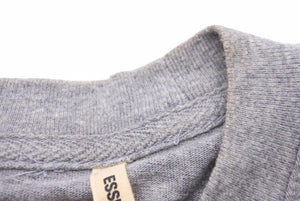 ESSENTIALS エッセンシャルズ 長袖Ｔシャツ ロンT カットソー グレー ロゴ サイズXS メンズ 中古 30294