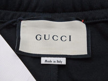 画像をギャラリービューアに読み込む, GUCCI グッチ ショーツ ハーフパンツ テクニカルジャージ ブラック ホワイト ライン 475355 サイズS メンズ 良好 30594
