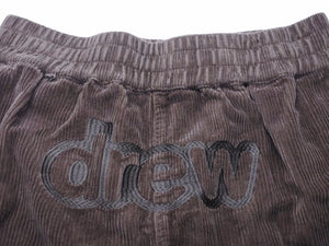 drew house ドリューハウス ショートパンツ コーデュロイ ハーフパンツ 短パン ロゴ ブラウン サイズM 美品 中古 30591