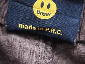drew house ドリューハウス ショートパンツ コーデュロイ ハーフパンツ 短パン ロゴ ブラウン サイズM 美品 中古 30591
