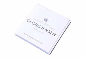 GEORG JENSEN ジョージジェンセン 2016 イヤーペンダント ネックレス ホワイト シルバー 925 レディース 美品 中古 30669
