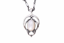 Load image into Gallery viewer, GEORG JENSEN ジョージジェンセン 2016 イヤーペンダント ネックレス ホワイト シルバー 925 レディース 美品 中古 30669