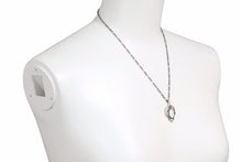 Load image into Gallery viewer, GEORG JENSEN ジョージジェンセン 2016 イヤーペンダント ネックレス ホワイト シルバー 925 レディース 美品 中古 30669