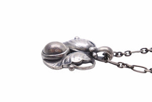GEORG JENSEN ジョージジェンセン 1994 イヤー ネックレス シルバー 925 良好 30673