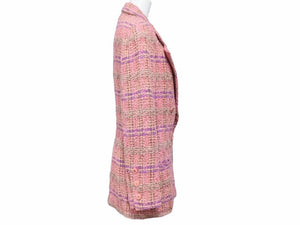 CHANEL シャネル ジャケット ツイード 94A ココボタン ピンク マルチ ヴィンテージ アウター レディース サイズ36 美品 34079
