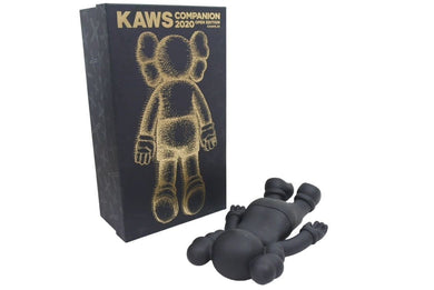 KAWS COMPANION 2020 OPEN EDITION ブラック カウズ コンパニオン 黒 メディコムトイ アート 中古 30757