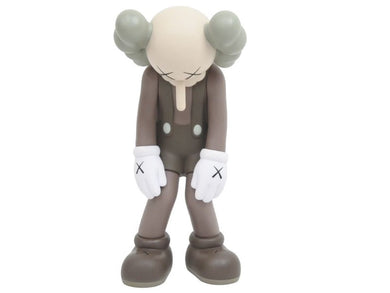 MEDICOM TOY メディコムトイ KAWS カウズ フィギュア 2017年 KAWS SMALL LIE ブラウン オブジェ 美品 31553