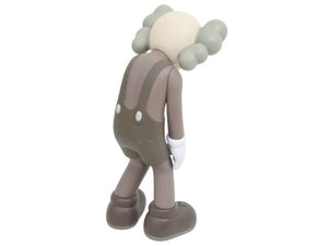 MEDICOM TOY メディコムトイ KAWS カウズ フィギュア 2017年 KAWS SMALL LIE ブラウン オブジェ 美品 31553