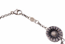 Load image into Gallery viewer, GEORG JENSEN ジョージジェンセン デイジー ブレスレット 腕輪 フラワー 花 シルバー925 ブラック レディース 美品 中古 31646