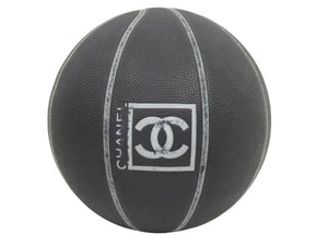 CHANEL シャネル スポーツライン BASKETBALL バスケットボール ココマーク ブラック グレー 美品 中古 31663