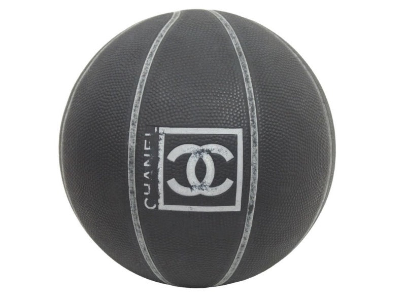 CHANEL シャネル スポーツライン BASKETBALL バスケットボール ココマーク ブラック グレー 美品 中古 31663