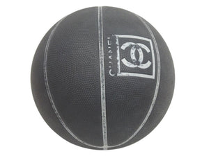 CHANEL シャネル スポーツライン BASKETBALL バスケットボール ココマーク ブラック グレー 美品 中古 31663