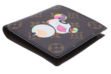 Load image into Gallery viewer, 極美品 LOUIS VUITTON ルイヴィトン M61666 モノグラムパンダ ポルトフォイユ・マルコ 村上隆 2つ折り財布 中古 31682