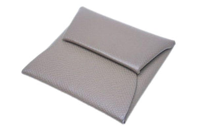 HERMES エルメス バスティア エプソン sv金具 c刻印 小銭入れ ブラウン系 レディース 良好 中古 32080