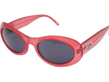 Load image into Gallery viewer, GUCCI グッチ サングラス メガネ 眼鏡 ロゴ レッド 2400/N/S 56□22 アイウェア 良好 中古 32247