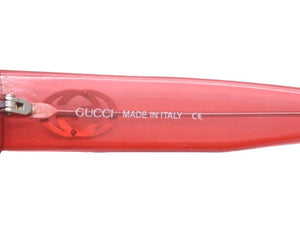 GUCCI グッチ サングラス メガネ 眼鏡 ロゴ レッド 2400/N/S 56□22 アイウェア 良好 中古 32247