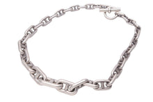 Load image into Gallery viewer, HERMES エルメス 初期型 アクロバット 135.3g クレッシェンド シルバー ネックレス シェーヌダンクル 美品 中古 32557