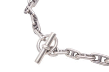 Load image into Gallery viewer, HERMES エルメス 初期型 アクロバット 135.3g クレッシェンド シルバー ネックレス シェーヌダンクル 美品 中古 32557