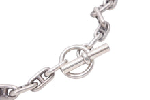 Load image into Gallery viewer, HERMES エルメス 初期型 アクロバット 135.3g クレッシェンド シルバー ネックレス シェーヌダンクル 美品 中古 32557