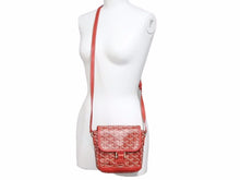 Load image into Gallery viewer, 極美品 GOYARD GRAND BLEU ゴヤール グランブルーPM ショルダーバッグ レッド 美品 中古 32659
