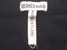 画像をギャラリービューアに読み込む, HERMES エルメス マルジェラ期 カーディガン ニット トップス セリエボタン カシミヤ ブラック サイズSM レディース 良好 36690